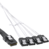 INLINE SAS kabel 1 m, crveni