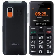 MYPHONE Mobilni telefon Halo Easy za starije osobe, crni
