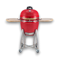 Kamado roštilj 55 cm, crvena
