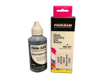 EPSON Originalna tinta T6641, 70ml CISS, crna