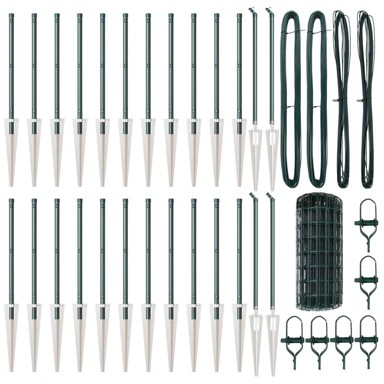 Euro ograda s 13 šiljaka 0. 6x50 m, cinkovani čelik, zelena