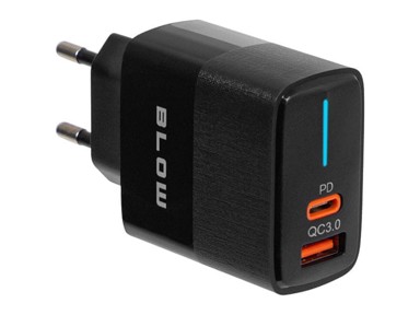 BLOW Mrežni punjač USB-A + USB-C PD, 20 W