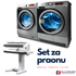 ELECTROLUX MyPRO SET perilica WE170P + sušilica TE1120 + valjak MP8015