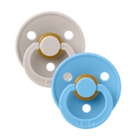 BIBS Colour dude (okrugle) - Mushroom/Breeze (vel. 2)
