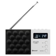ADLER Ad 1908 prijenosni digitalni fm radio s Bluetoothom, USB-om i sd karticom