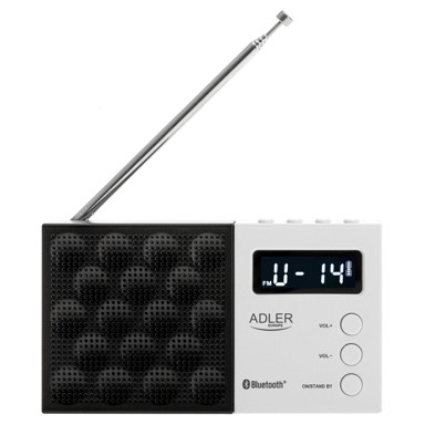 ADLER Ad 1908 prijenosni digitalni fm radio s Bluetoothom, USB-om i sd karticom