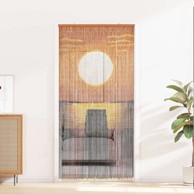 Zavjesa za vrata protiv insekata, 100 x 200 cm, zalazak sunca