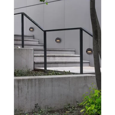 Vanjska zidna svjetiljka Arne, LED, 1,5W, 3000 K, 39 lm, IP54, NL9492680, antracit