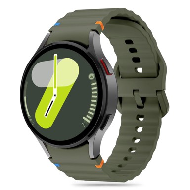 TECH-PROTECT Remen Silicone Sport za Samsung Galaxy Watch 4/5/5 Pro/6/7/FE, army zeleni