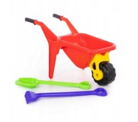 Set vrtnih kolica s dodacima, crvena