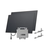 ECOFLOW Solarni sustav Stream za vrt/dvorište, ravna podloga, mikroinverter + 2×450W solarni paneli