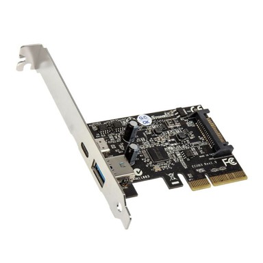SILVERSTONE Adapter SST-ECU03, 2Port USB3.1 Gen2 kartica - PCIe SST-ECU03