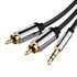 VENTION Audio kabel BCFBI 3.5mm na 2x RCA, 3m, crni