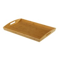 CASA SELECCIÓN Poslužavnik od bambusa, 58 x 38 cm