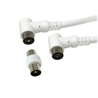 GBC Antenski kabel adapter Kon.el.Co, 9.5 mm, M/M, 1,5 m, bijeli