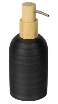 WENKO Dozator sapuna Altavalle, polyresin, crni, 250 ml