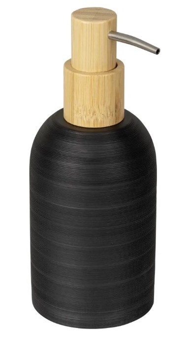 WENKO Dozator sapuna Altavalle, polyresin, crni, 250 ml