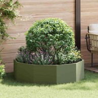 Tegla 120 x 120 x 35 cm čelik, tamno zelena 