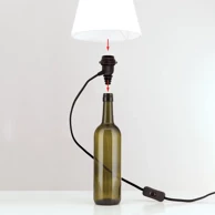 Grlo E27, max 40W, s prekidačem i utikačem, crno