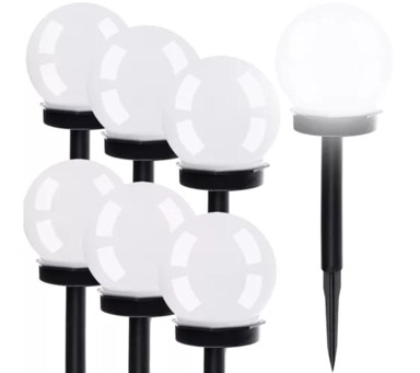 RENDL Vrtni set lampa, Gardlov, 6 komada
