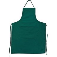 Pregača s džepom, tamno zelena