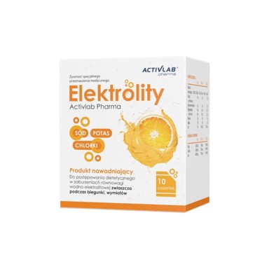 ACTIVLAB Elektroliti naranča, 10 vrećica