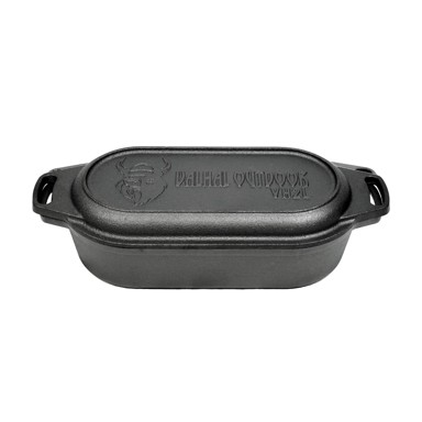 KAMADO Valhal Dutch Oven 2L, 2 tave, oval