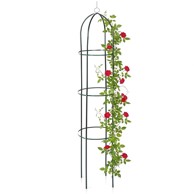 NORTHIX Metalni obelisk 36 x 36 x 194 cm, zeleni