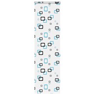 Zavjesa rolo za tuš s kazetom, model standard, 80x240 cm, širina tkanine 76 cm, bijela