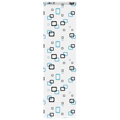Zavjesa rolo za tuš s kazetom, model standard, 80x240 cm, širina tkanine 76 cm, bijela