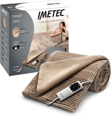 IMETEC Električna deka Adapto Elegance 180 x 140 cm, mekani materijal