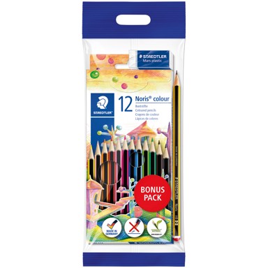 STAEDTLER Drvene bojice 12/1, gumica i olovka