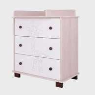 DREWEX Komoda Žirafica, hrast Santana