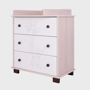 DREWEX Komoda Žirafica, hrast Santana