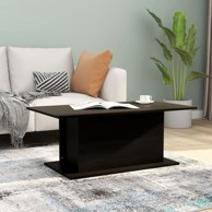 Stolić za kavu crni 102 x 55,5 x 40 cm od iverice