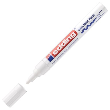 EDDING Marker 750 permanentni sjajni lakirajući 2-4mm, bijela