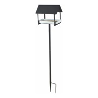 ESSCHERT DESIGN Kućica za ptice s udubljenjem, antracit, visina 126 cm