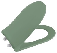 SAPHO Brilla Slim WC sjedalo, polagano zatvaranje, SLIM, duroplast, zelena mat