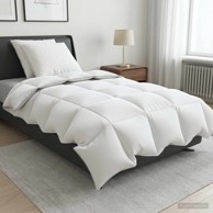 Poplun Fulda 3 kom. 140 x 220 cm 90 % guščji puh zima 300 GSM bijeli