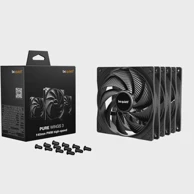 BE QUIET! Set ventilatora Pure Wings 3 High-Speed 3×140 mm PWM, crni
