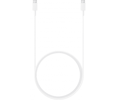 SAMSUNG Podatkovni kabel EP-DX510JWE, Super Fast Charge, Type-C na Type-C, 100 W, 5 A, 1,8 m, bijela