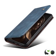 XIEKE Preklopna Button futrola za Samsung Galaxy S24 Plus Plava