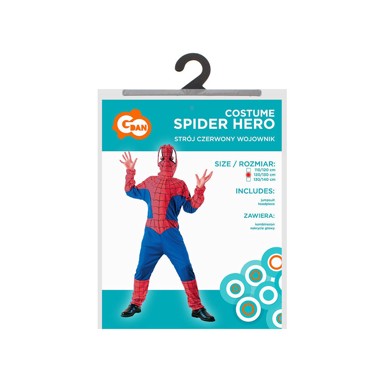 Kostim Spider Hero, veličina 7-9 godina