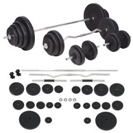 Set šipki i utega, 60 kg