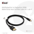 CLUB3D Mini DisplayPort na DisplayPort kabel DP80, 1 m