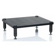 NORSTONE Stalak za AV komponente COMO 2, crna koža, modularni