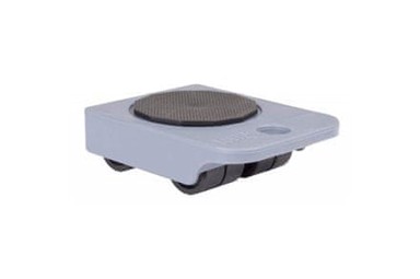 WALTECO Transportna ploča za mekane podove, 82 × 107 mm, nosivost 150 kg