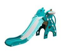 MAMAKIDS Tobogan s ljestvama za djecu 150 cm Jelen, zeleni