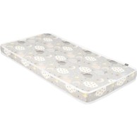 KIKKA BOO Madrac Fantasia Stars, 140 x 70 x 9 cm, sivi