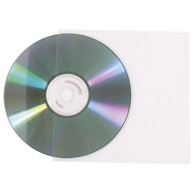Etui za 1 CD, PVC, sjajni, prozirni, 100 kom, 100 mikrona